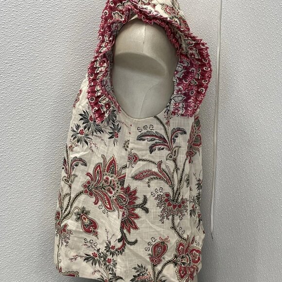 NEW SEA Women's Cassandra Flutter Sleeve Top Size S Multicolor - Picture 3 of 7